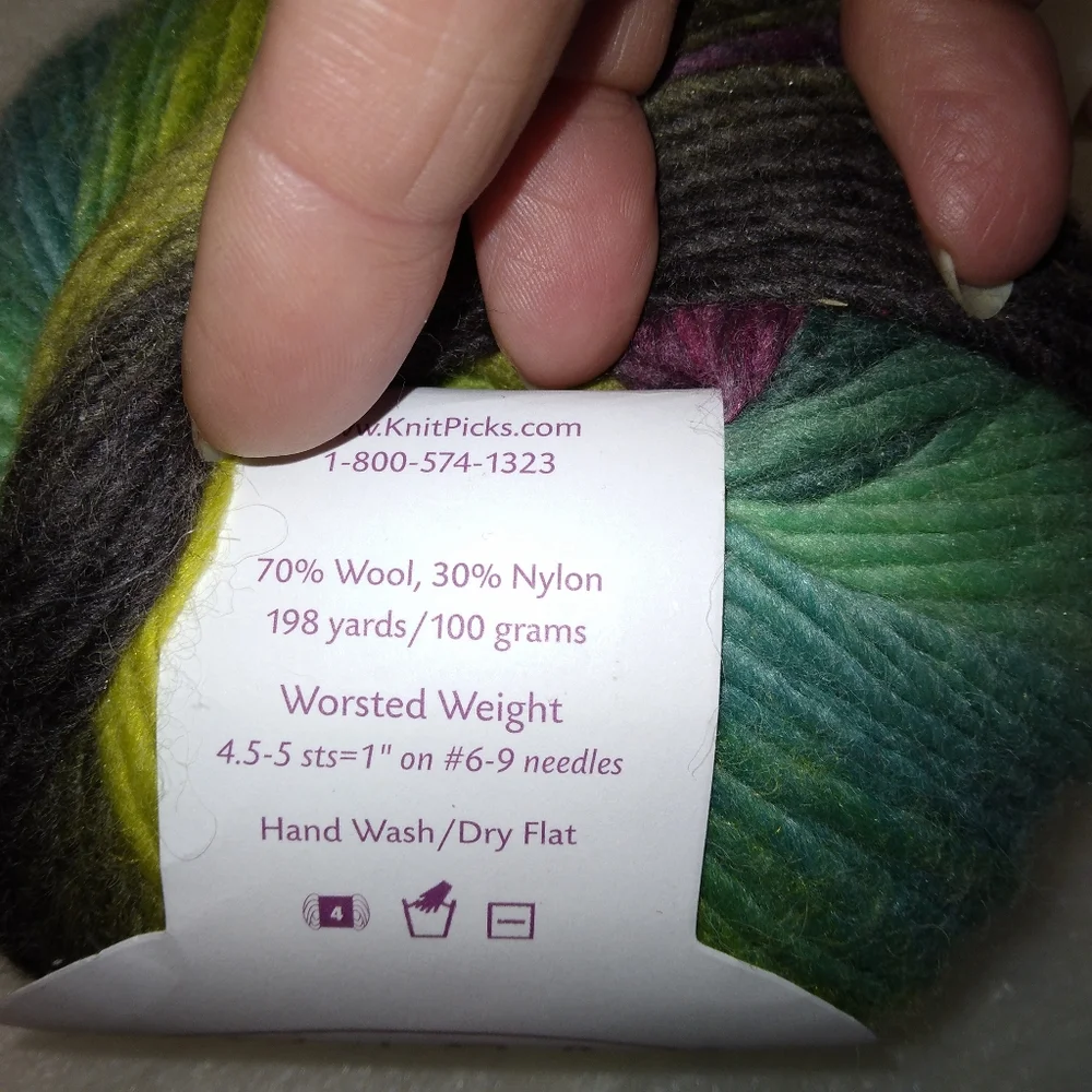 YARN Knit Picks Chroma Worsted in Mix Tape 100 grams